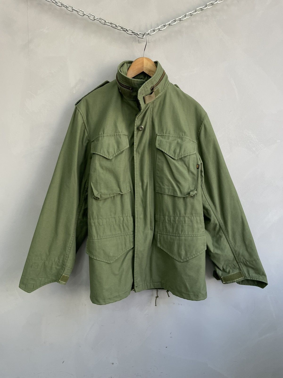 Alpha Industries Vintage 90s Army military Alpha Industries jacket parkas Size US S / EU 44-46 / 1 - 1 Thumbnail
