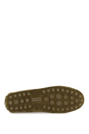 Salvatore Ferragamo o1s1rm0724 Plain Leather Loafers in Olive Green Size US 10 / EU 43 - 7 Thumbnail