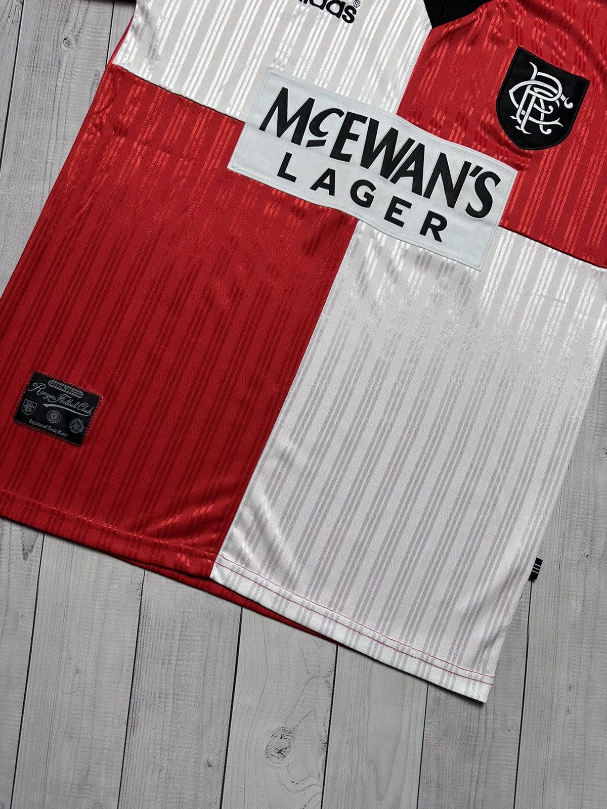 Adidas × Vintage Vintage adidas Rangers soccer jersey size M/L Size US M / EU 48-50 / 2 - 2 Thumbnail