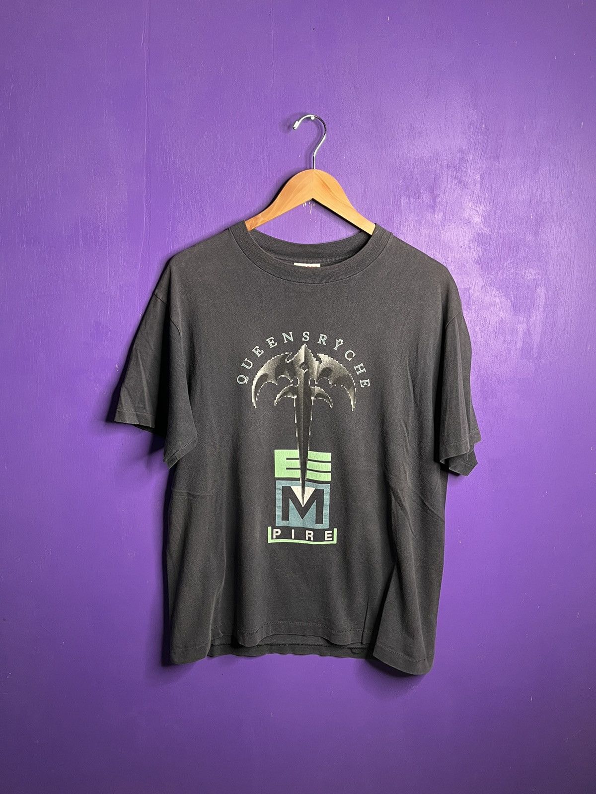 Vintage 1991 Queensryche building empires tour t-shirt