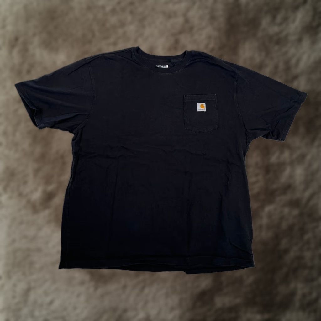 Carhartt VINTAGE Carhartt Pocket Tee T-Shirt 2XL Loose Fit Work Wear Mens Black 90s Grunge Classic K87 Size US XXL / EU 58 / 5 - 1 Thumbnail