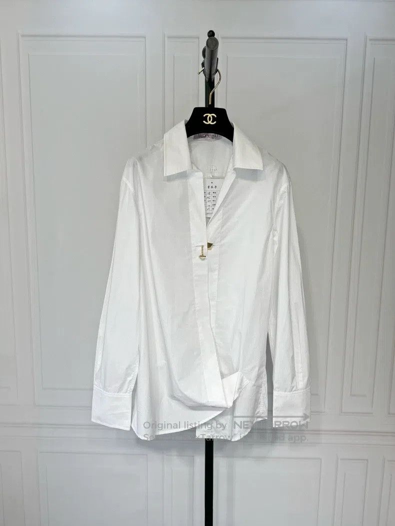Valentino Valentino White shirt Size S / US 4 / IT 40 - 2 Thumbnail