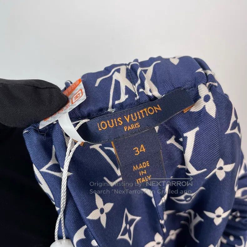 Louis Vuitton Louis Vuitton Blue presbyopic shorts Size US 34 / EU 50 - 5 Thumbnail