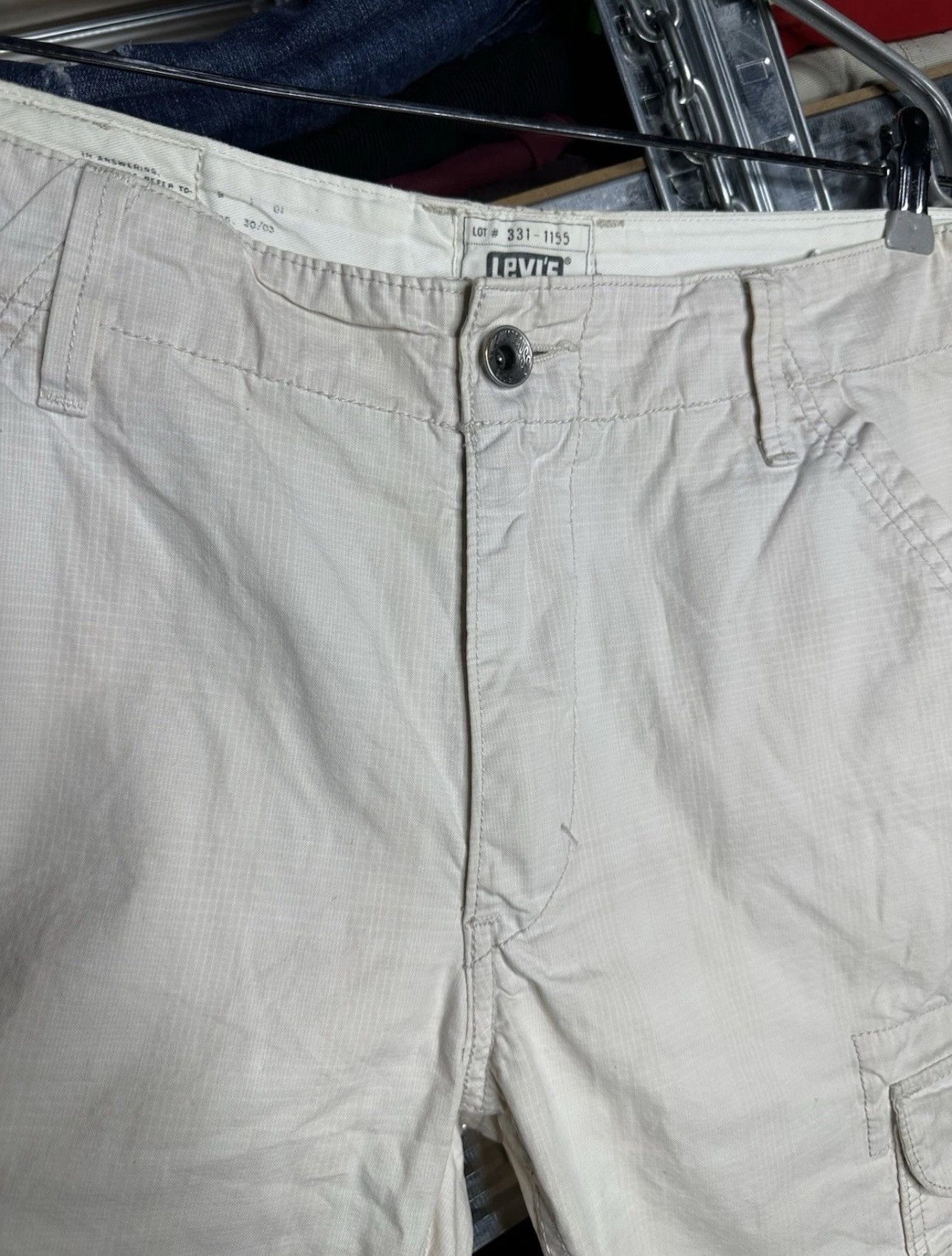 Levi's Levi’s Vintage TRASHED Cargo Aviation Shorts Size US 34 / EU 50 - 13 Thumbnail