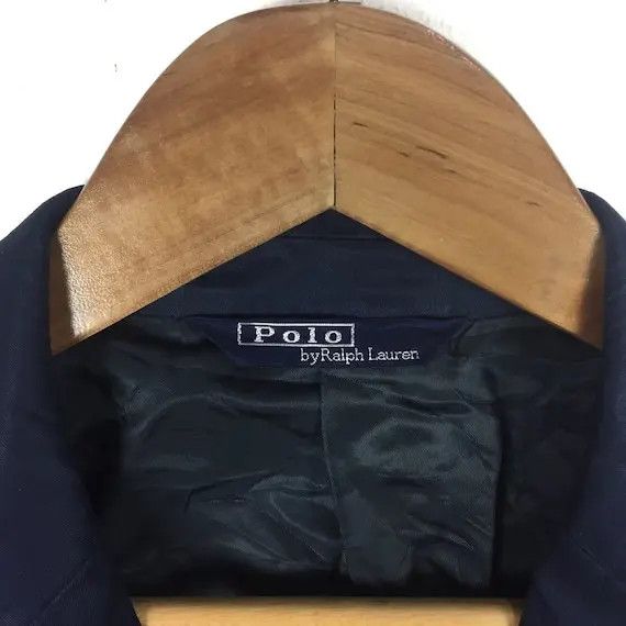 Polo Ralph Lauren Vintage POLO RALPH LAUREN Blue 2 Button Blazer Sport Coat Size 42R - 2 Thumbnail