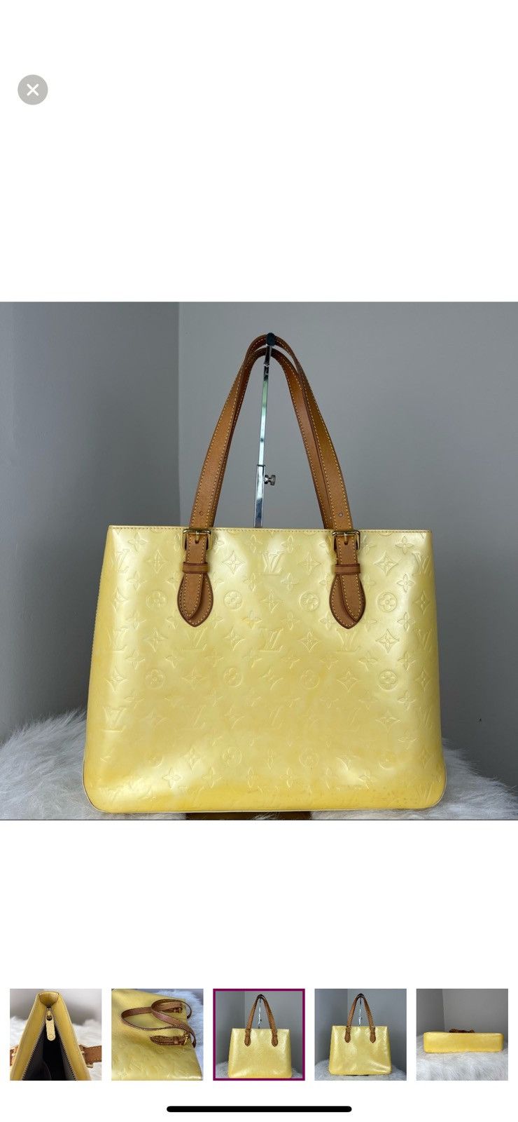 Louis Vuitton Louis Vuitton Brentwood Tote – Monogram Vernis (Authentic) Size ONE SIZE - 4 Thumbnail