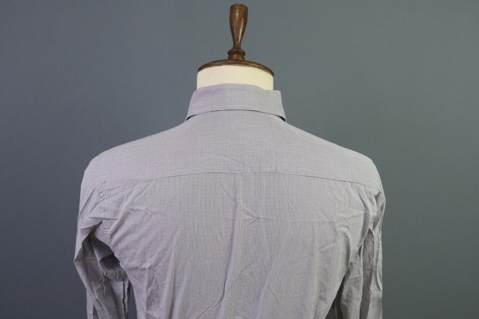 Eton Eton Super Slim Blue Check Button Down Shirt Size 39 / 15.5 Size US M / EU 48-50 / 2 - 10 Thumbnail