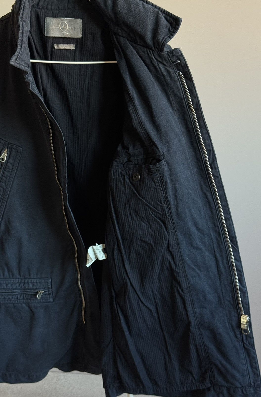 Alexander McQueen Alexander McQueen Cotton Nylon Hood Faded Jacket Coat Size US M / EU 48-50 / 2 - 15 Thumbnail