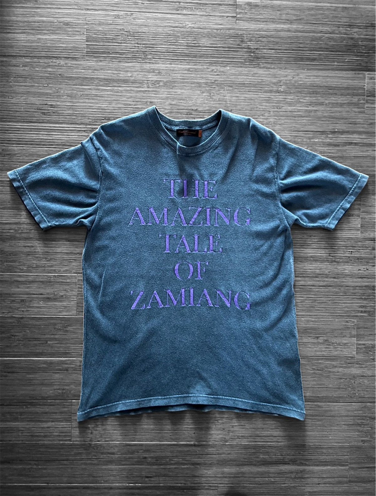 SS06 Undercover Zamiang Embroidered Knit Tee undercover ss06