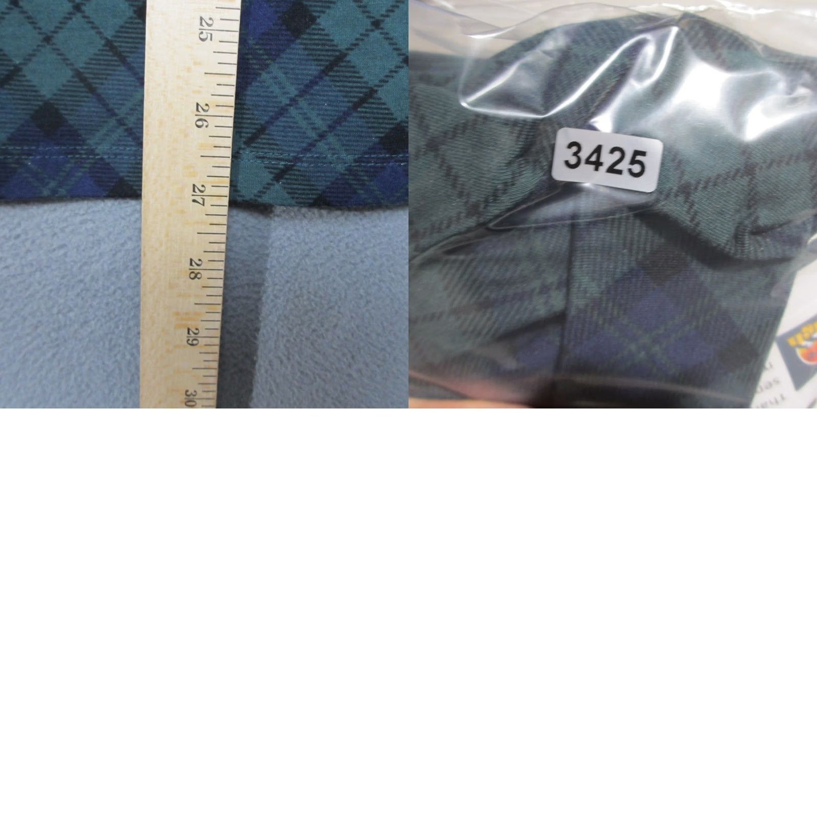 Lands' End Lands End Top Womens 1X Green Blue Plaid Turtleneck Holiday Long Sleeve Shirt Size XL / US 12-14 / IT 48-50 - 8 Thumbnail