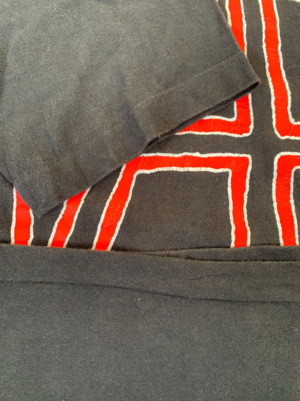 Hiroshi Fujiwara × Vintage Vintage 90s Anarchic Adjustment Logo T-shirt Size US XL / EU 56 / 4 - 6 Thumbnail
