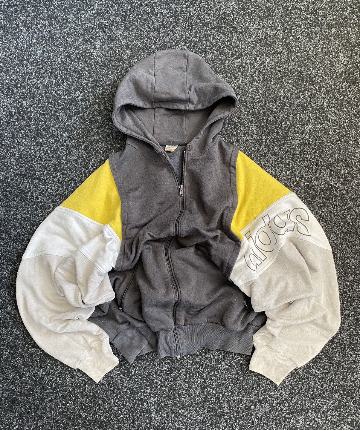Adidas × Vintage 80s🔥Adidas Oversized Relaxed Zip Up Hoodie VNTG mens rare Size US M / EU 48-50 / 2 - 1 Thumbnail