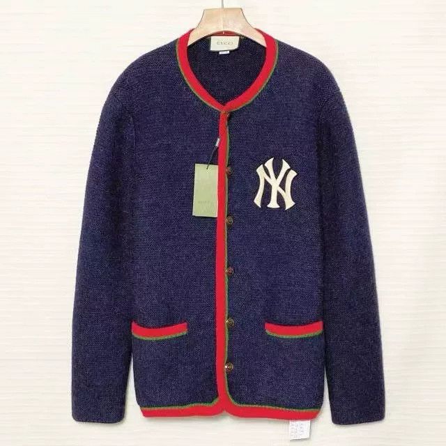 Gucci Gucci x NY Yankees Logo Wool Sweater Size US XL / EU 56 / 4 - 1 Thumbnail