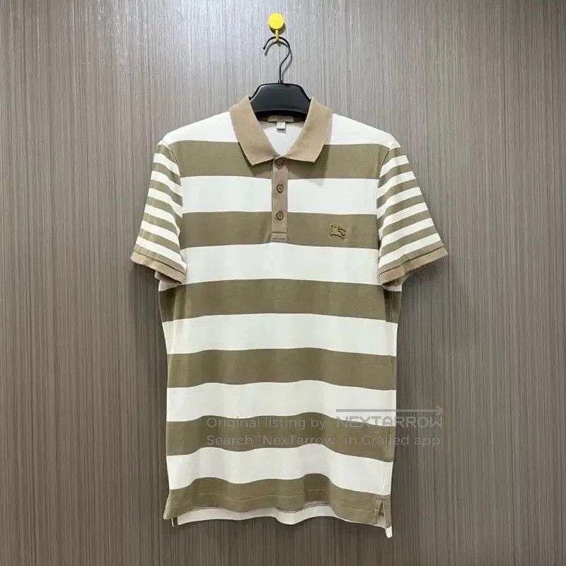 Burberry Burberry Colorblock Cotton Men's Polo Shirt. Size US L / EU 52-54 / 3 - 1 Thumbnail