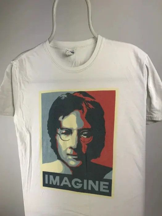 Other John lennon T-shirt band tee rock vintage size Large Size US L / EU 52-54 / 3 - 2 Thumbnail