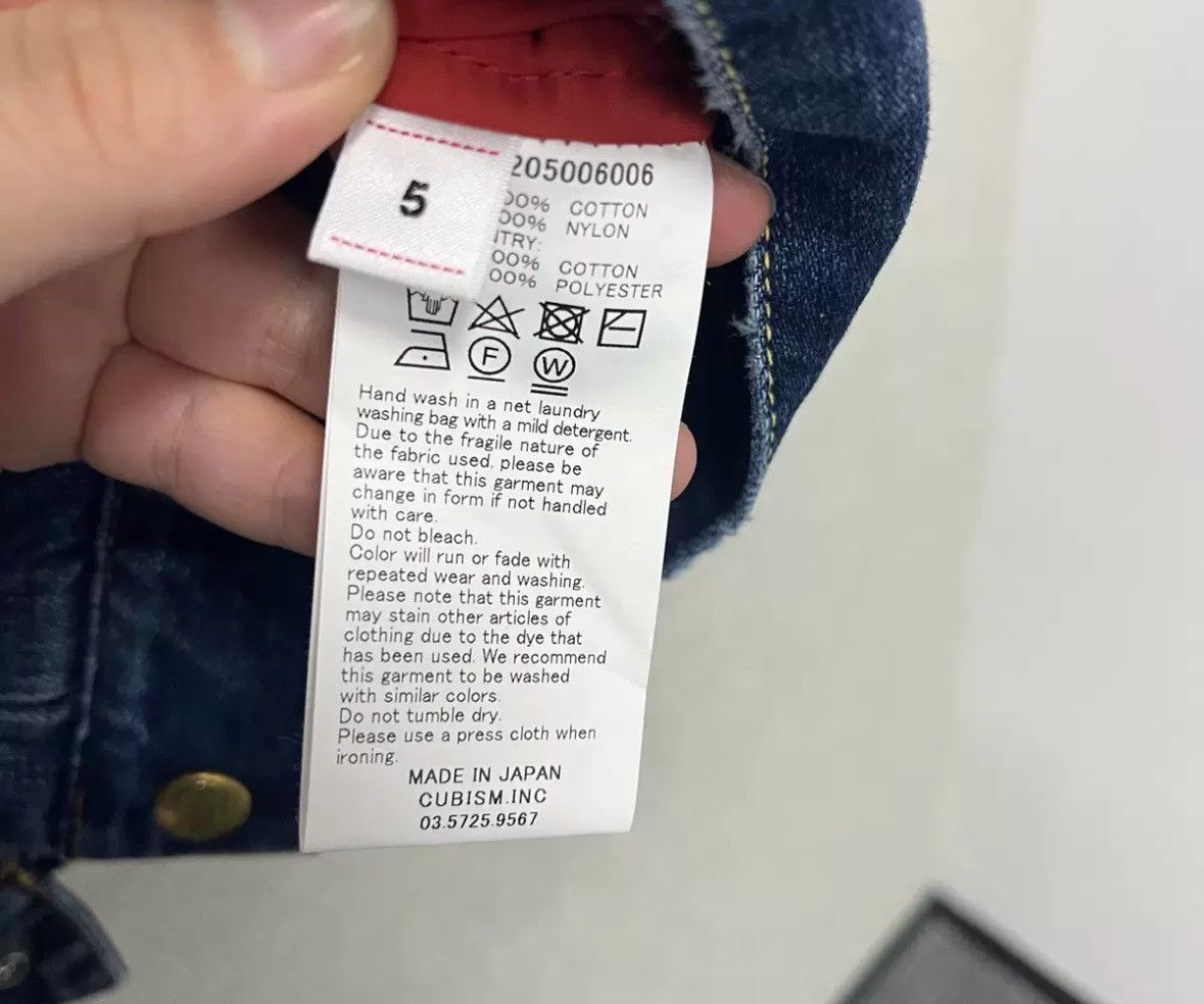 Visvim Visvim corduroy collar washed blue denim jacket2412-Next Size US XXL / EU 58 / 5 - 4 Thumbnail