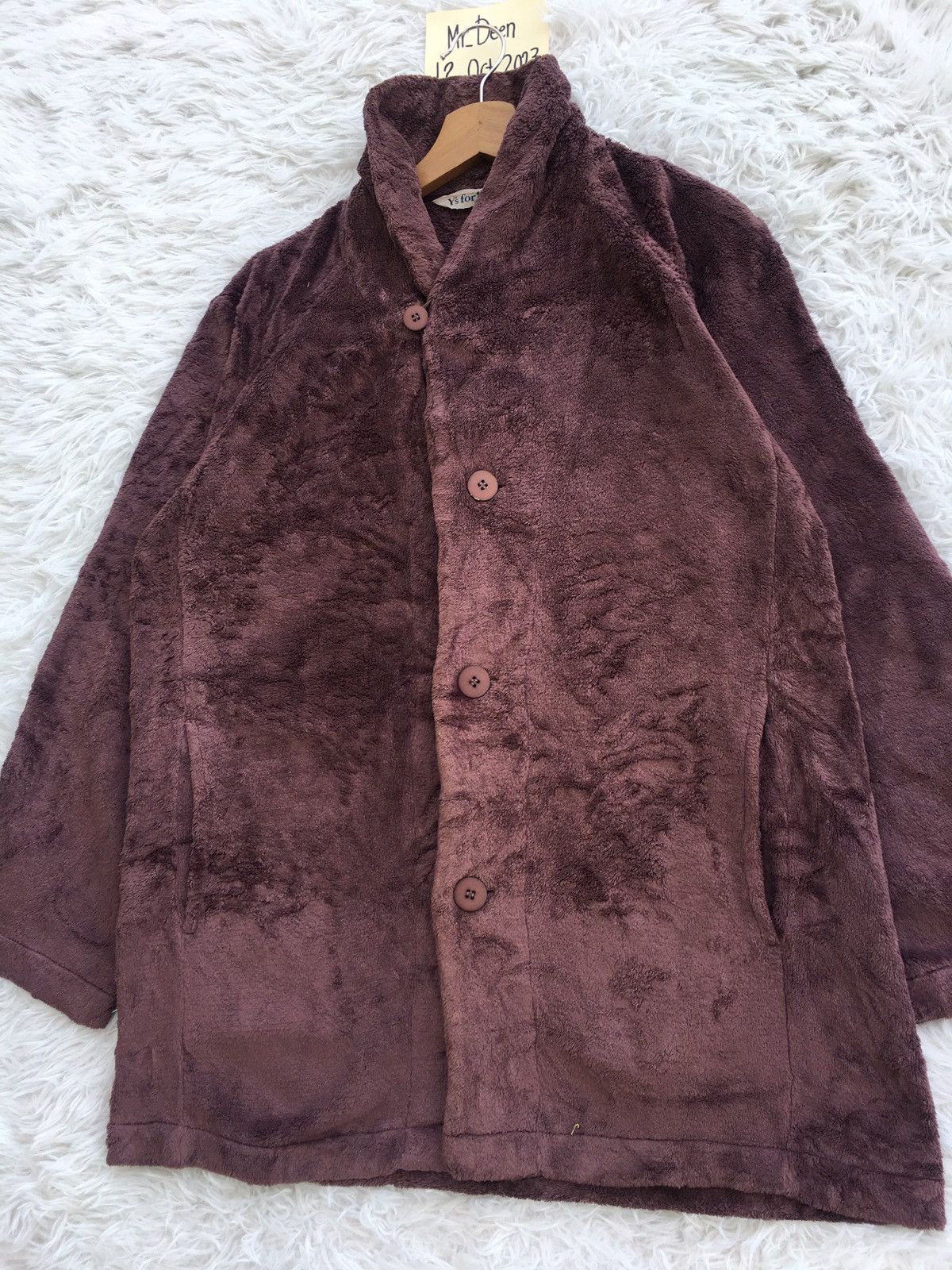 Yohji Yamamoto Rare Vintage Y’s For Living Yohji Yamamoto Fleece Jacket Size US L / EU 52-54 / 3 - 7 Thumbnail