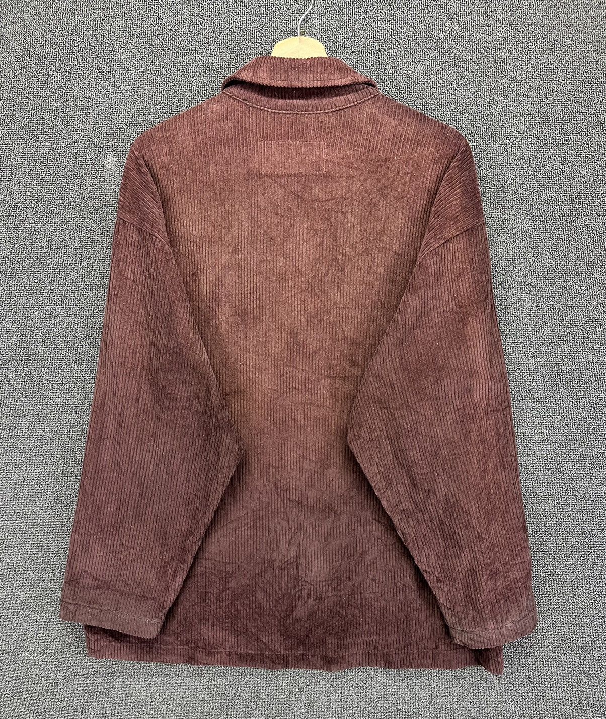 Vision Streetwear Vintage 90s Vision Streetwear Rare Corduroy Zip Up Jacket Size US L / EU 52-54 / 3 - 10 Thumbnail