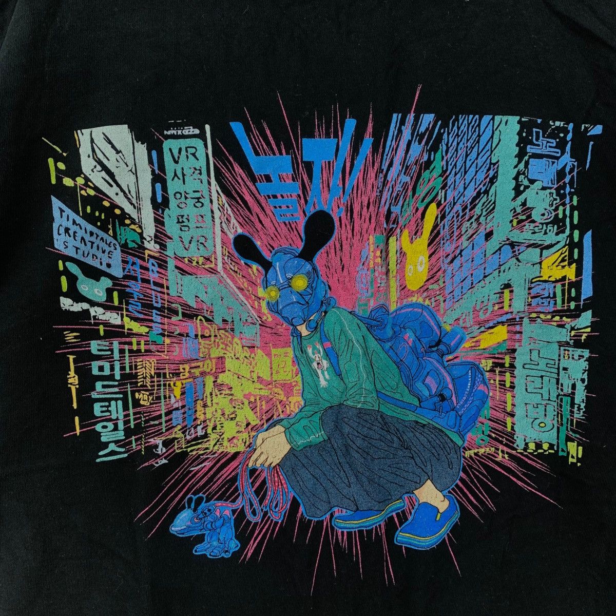 Japanese Brand Anime TIMIDATE CREATIVE STUDIO x Timid Tales Cyberpunk Size US L / EU 52-54 / 3 - 3 Thumbnail