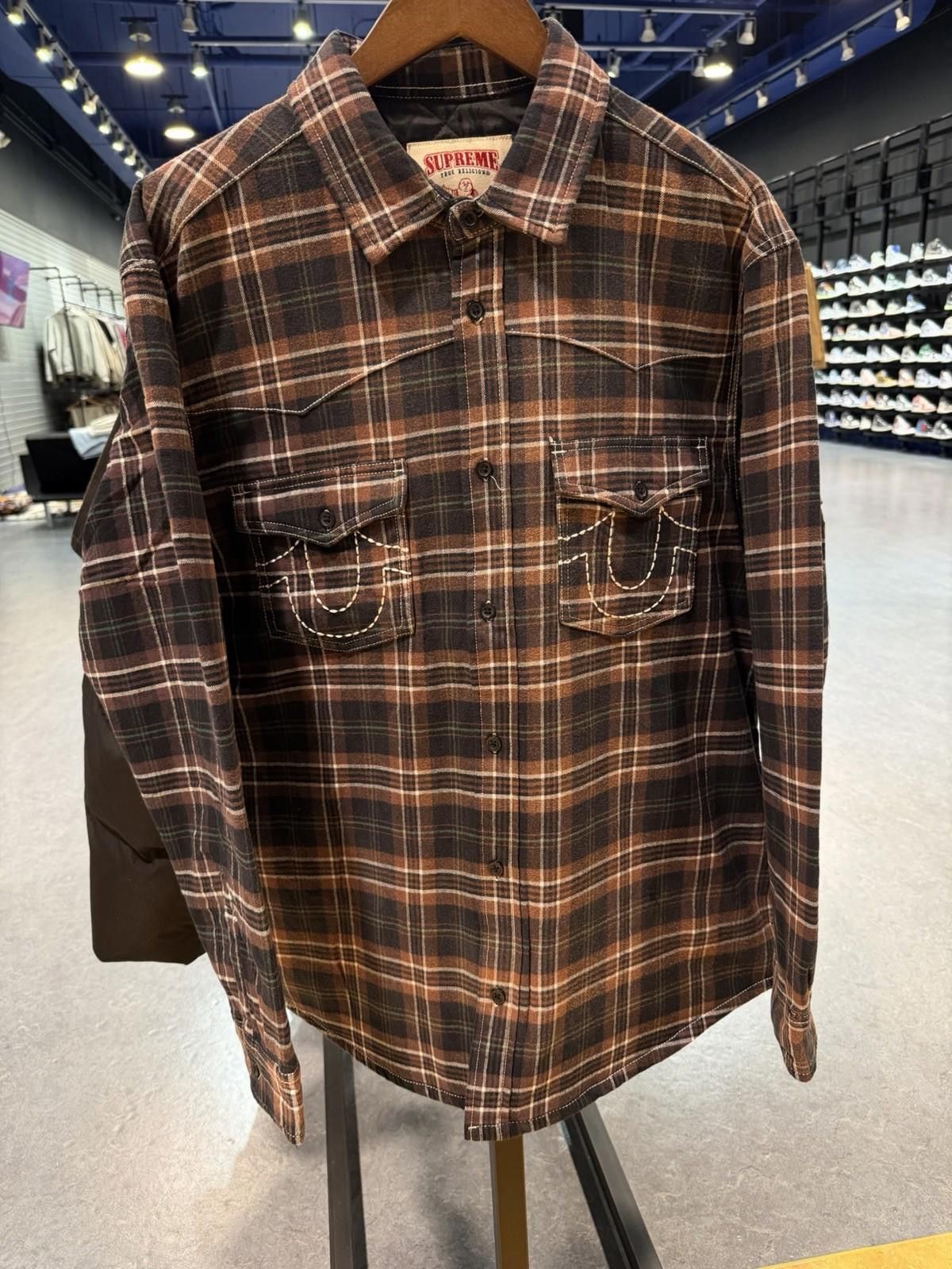 Supreme Supreme x True Religion Quilted Lined Plaid Flannel Large Size US L / EU 52-54 / 3 - 3 Thumbnail