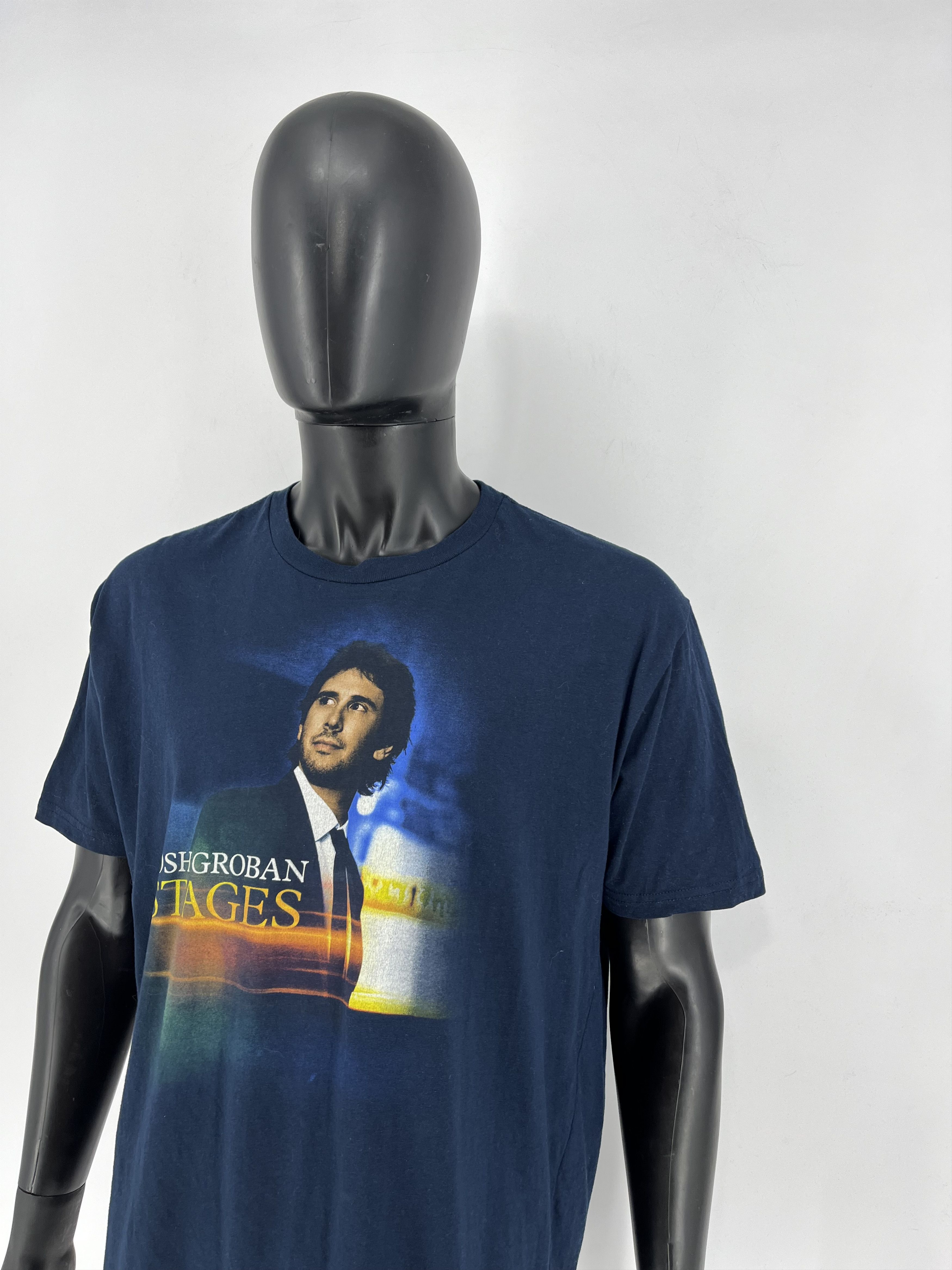 Band Tees × Vintage Josh Groban Stages Tour Concert Promo Shirt Rock Band Tee Size US L / EU 52-54 / 3 - 4 Thumbnail