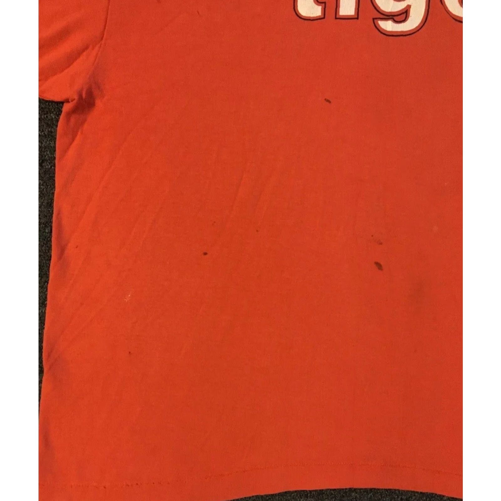 Vintage VINTAGE Massillon Tigers Shirt XXL Orange 90s Distressed PE Grunge 80s/90s College Sports USA Mens Size US XXL / EU 58 / 5 - 6 Thumbnail