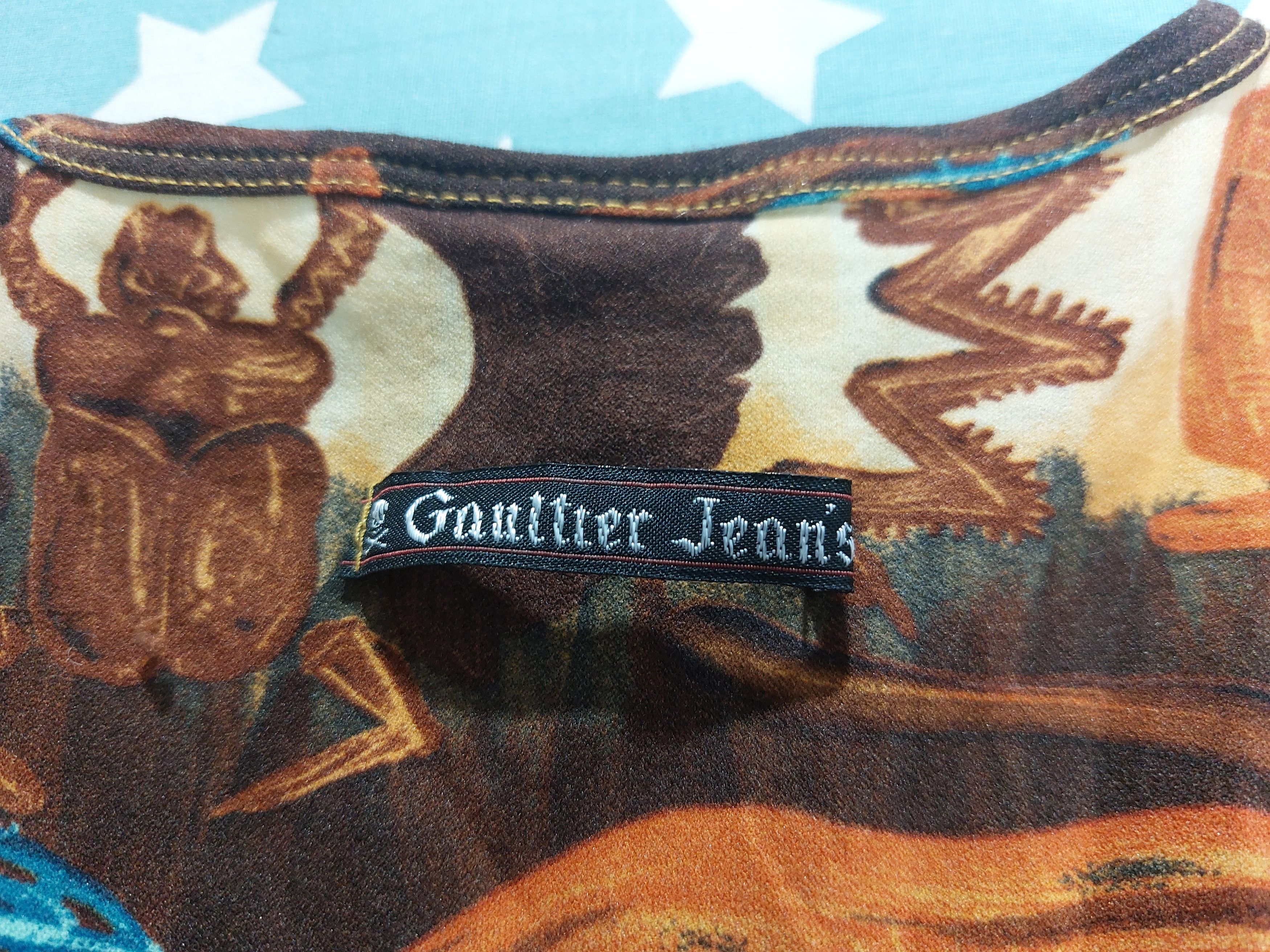 Jean Paul Gaultier Jean Paul Gaultier Egypt 1997 Horus Scarab Hieroglyph Dress Size S / US 4 / IT 40 - 6 Thumbnail