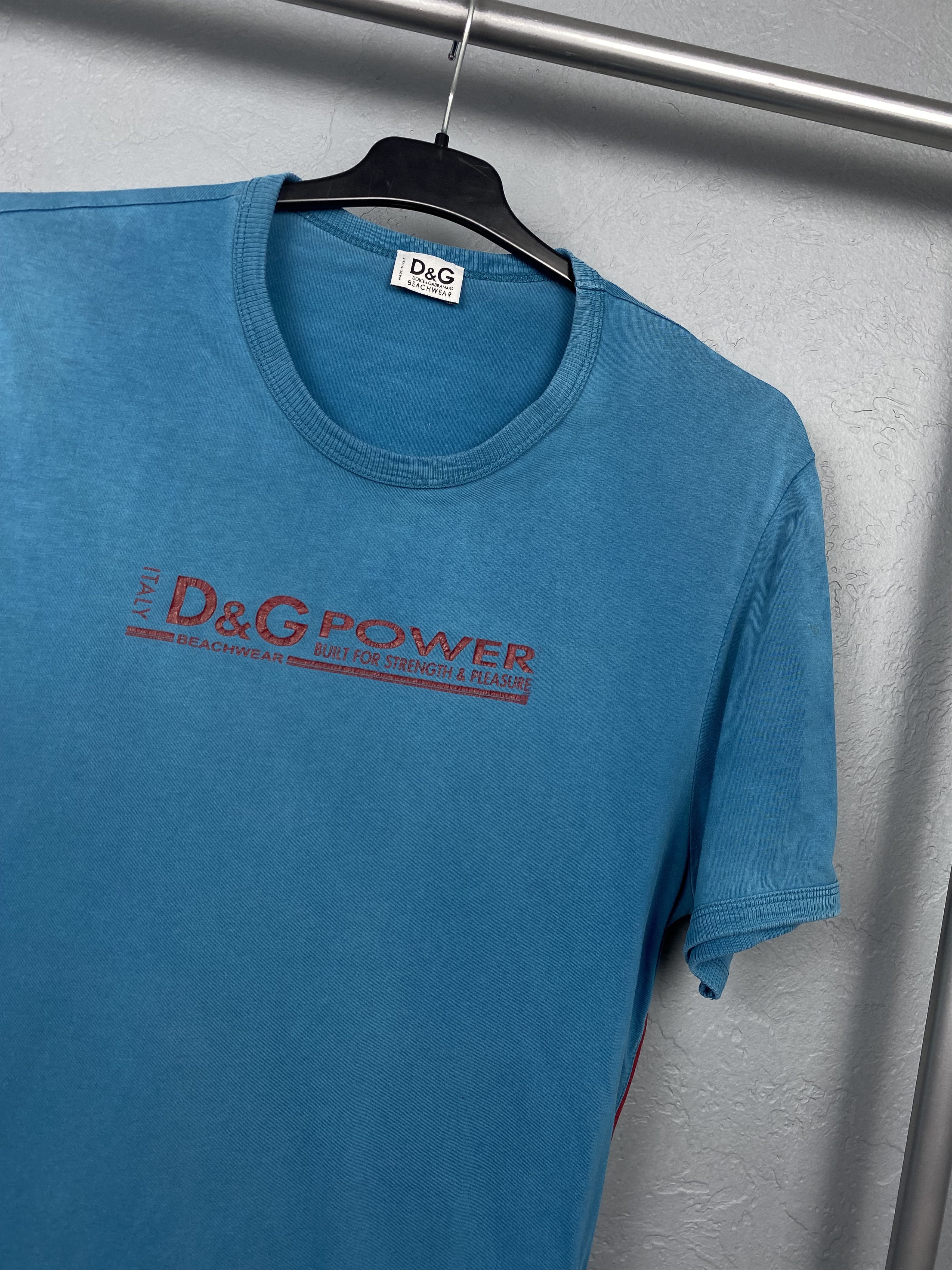 Dolce & Gabbana Dolce & Gabbana Beachwear Vintage Mens T-Shirt Y2K Tee Size US XXL / EU 58 / 5 - 2 Thumbnail