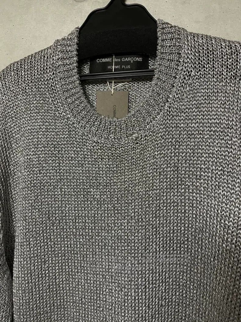 Comme des Garcons Comme Des Garcons Apple Space Gray Knit Sweater with Silve Size US L / EU 52-54 / 3 - 5 Thumbnail