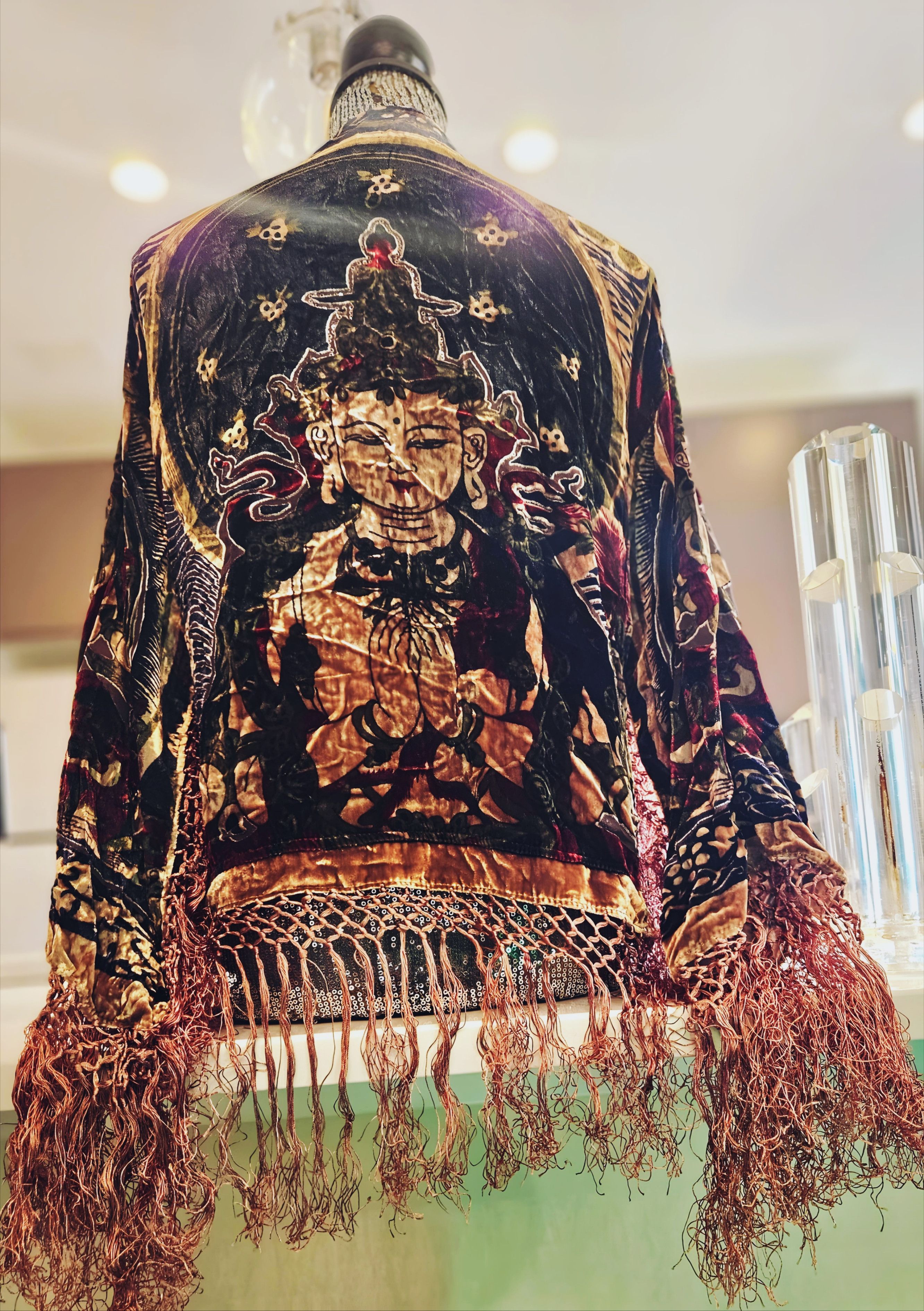Other CUSTOM BUDDHA VELVET BURNOUT KIMONO Size ONE SIZE - 1 Thumbnail