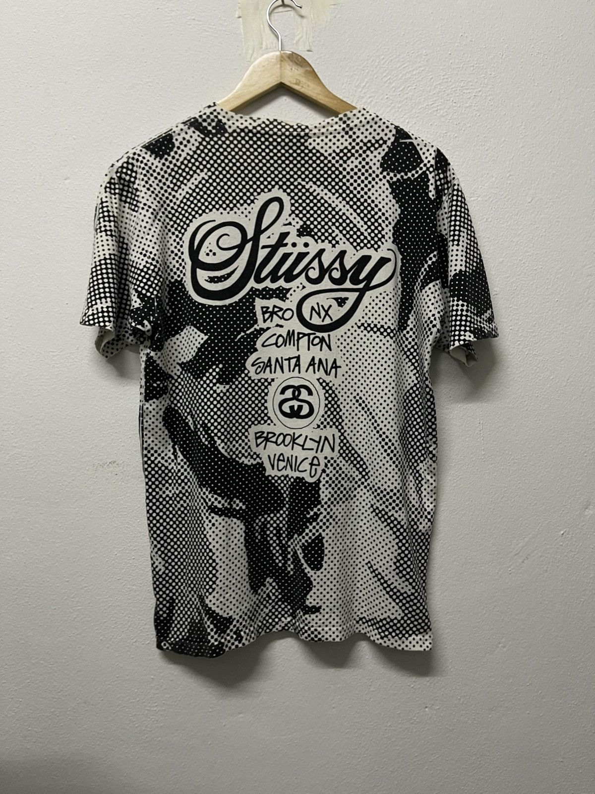 Stussy 2000s STUSSY WORLD TOUR FULLPRINT SHIRT RARE Size US M / EU 48-50 / 2 - 2 Thumbnail