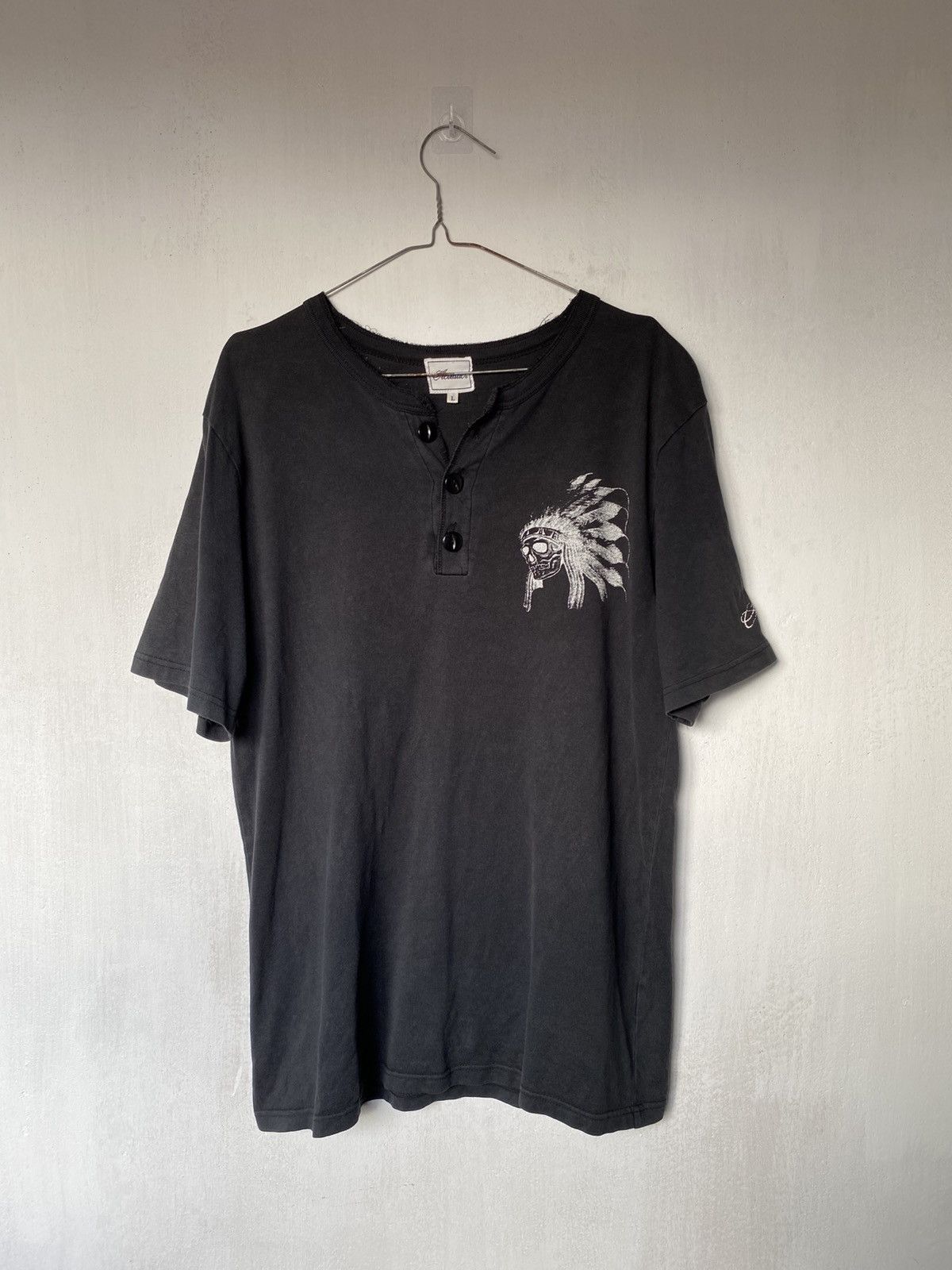 If Six Was Nine Acoustic Indian Skull Poem Tshirt Size US L / EU 52-54 / 3 - 1 Thumbnail