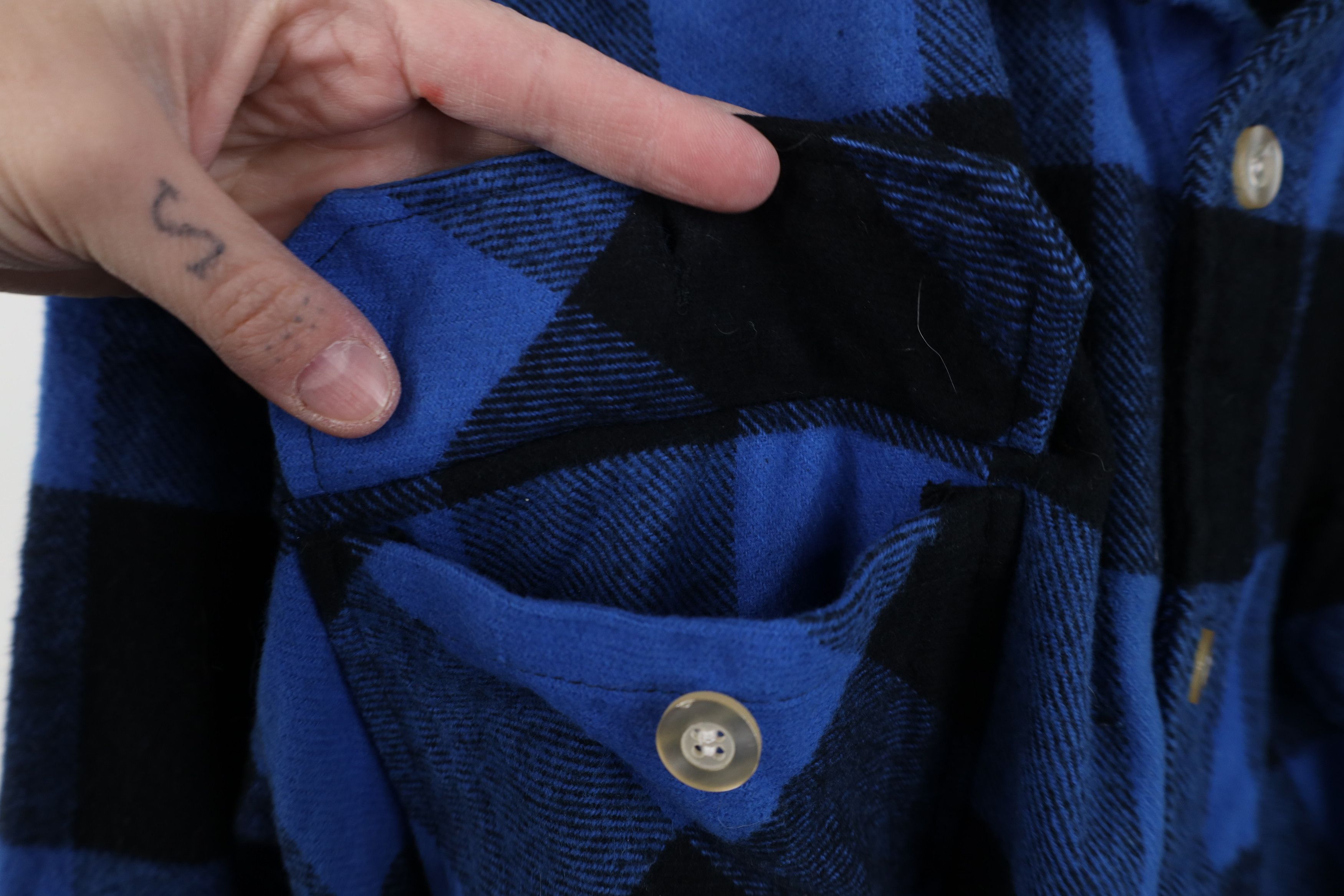 Rothco Vintage 90s Rothco Heavyweight Collared Button Shirt Plaid Size US XXL / EU 58 / 5 - 5 Thumbnail