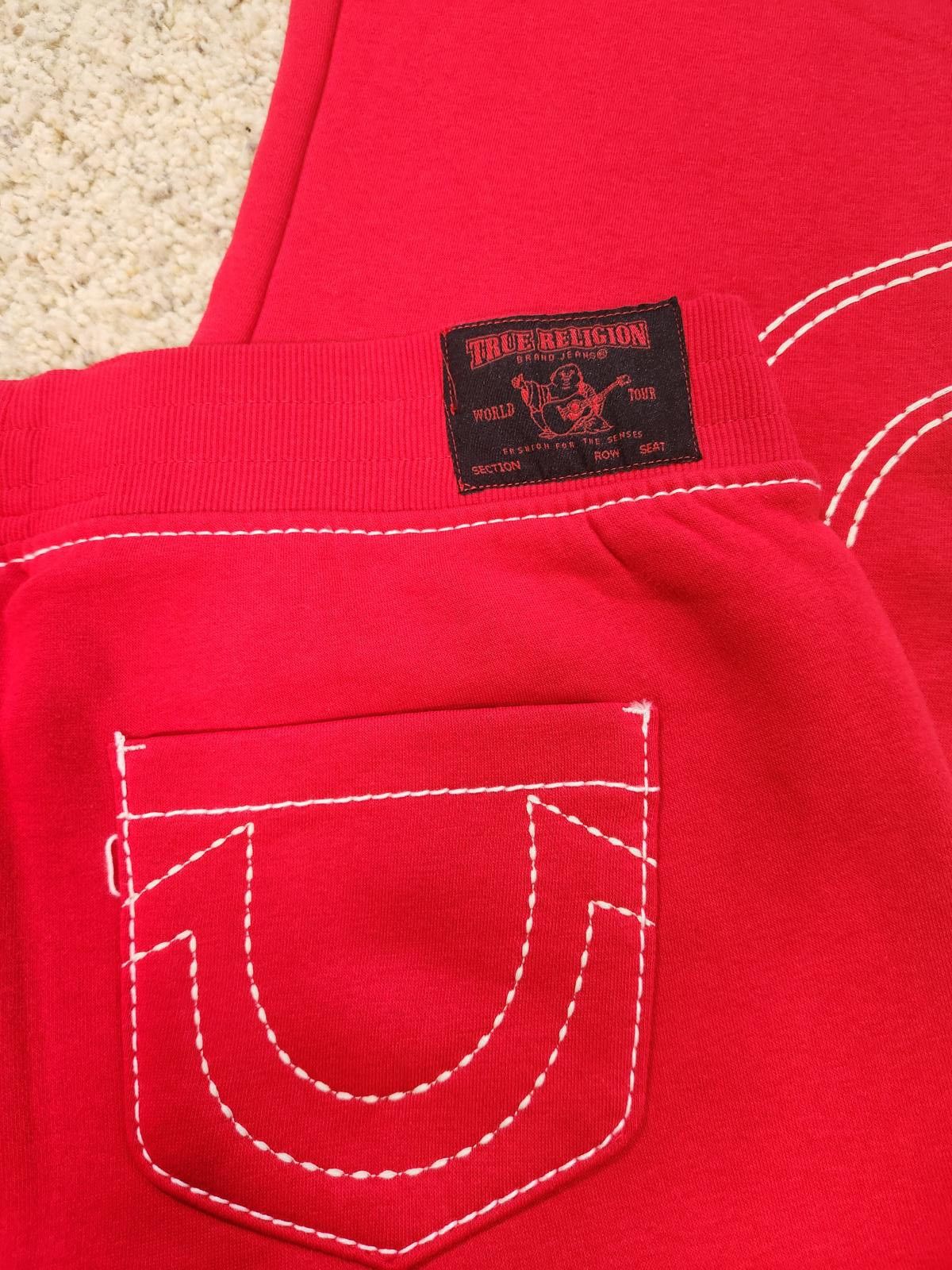 True Religion NEW True Religion Pull-On Flare Jeans Red Anniversary XL Size 40" / US 18 - 2 Thumbnail