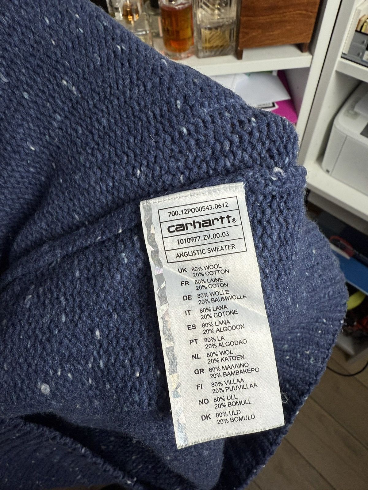 Carhartt × Carhartt Wip Vintage y2k Carhartt wool sweater S skate winter baggy casual Size US S / EU 44-46 / 1 - 6 Thumbnail