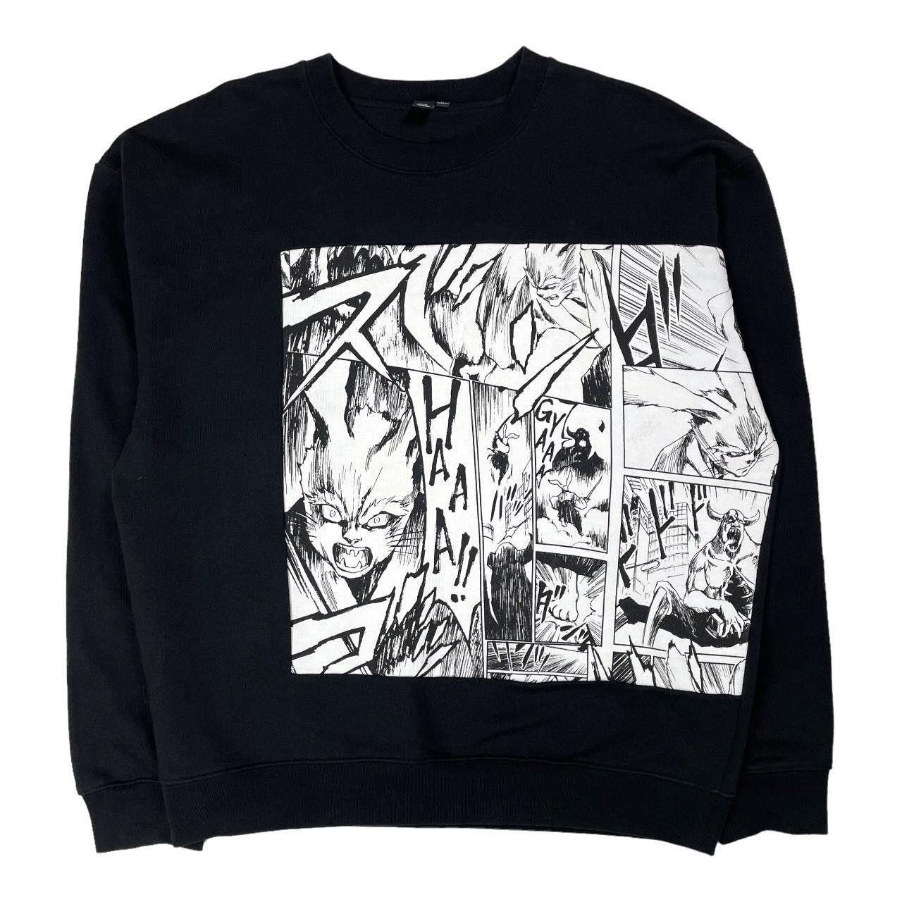 image of Alexander Mcqueen Manga Sweatshirt in Black, Men's (Size XL)