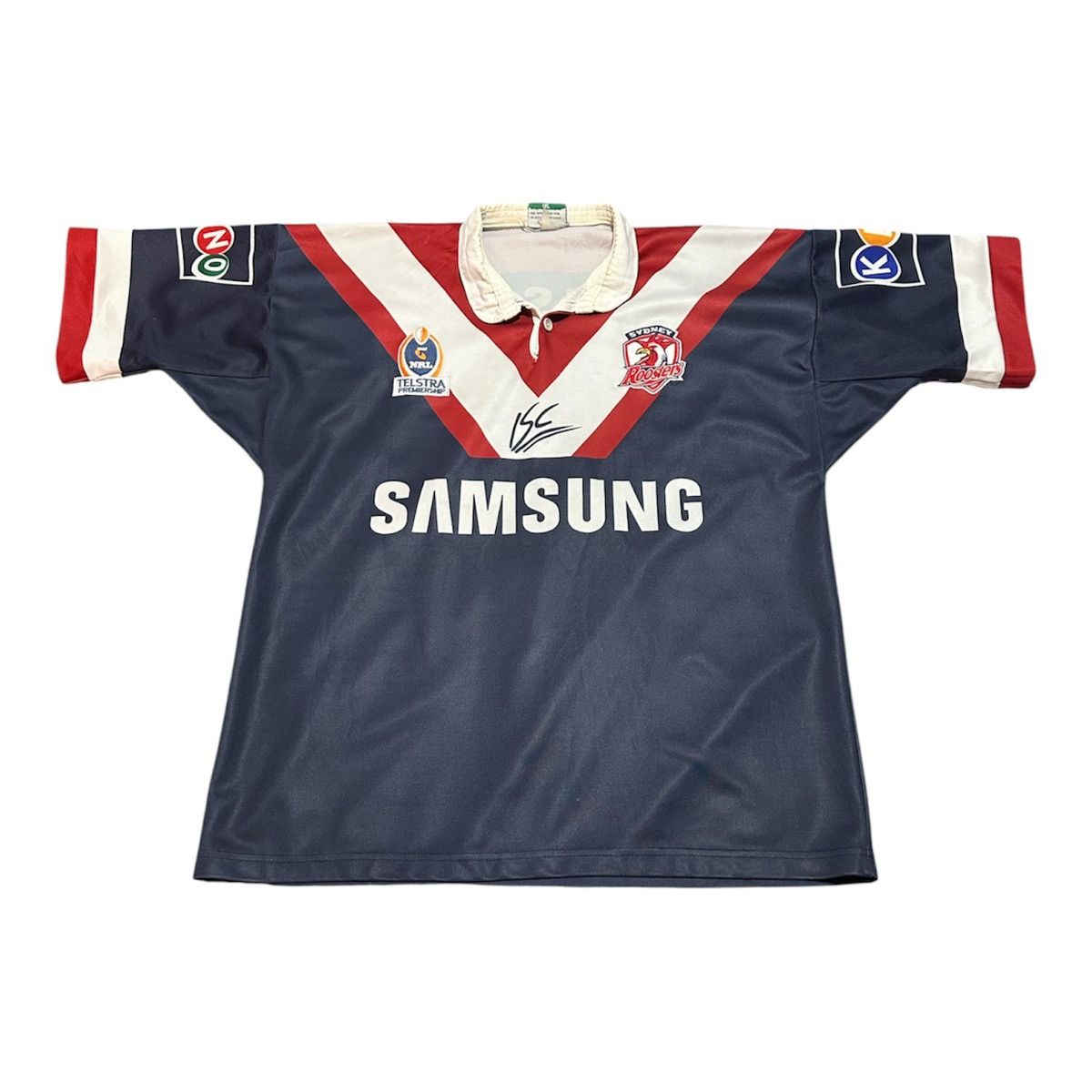 Vintage Vtg 2005 Sydney Rosters home jersey rugby shirt Size US XL / EU 56 / 4 - 1 Thumbnail