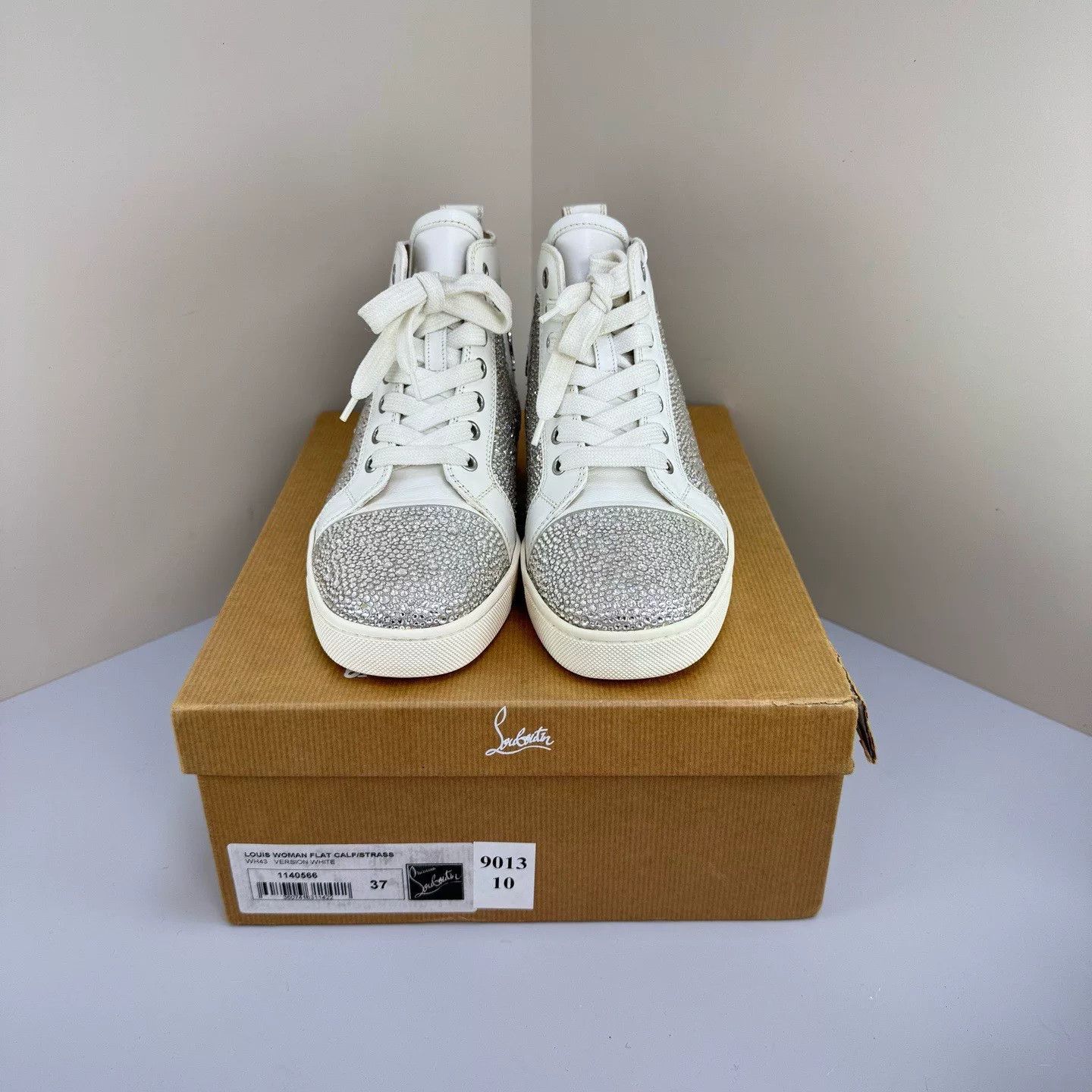 Christian Louboutin Christian Louboutin White Diamond Casual Shoes Size US 6 / IT 36 - 1 Thumbnail