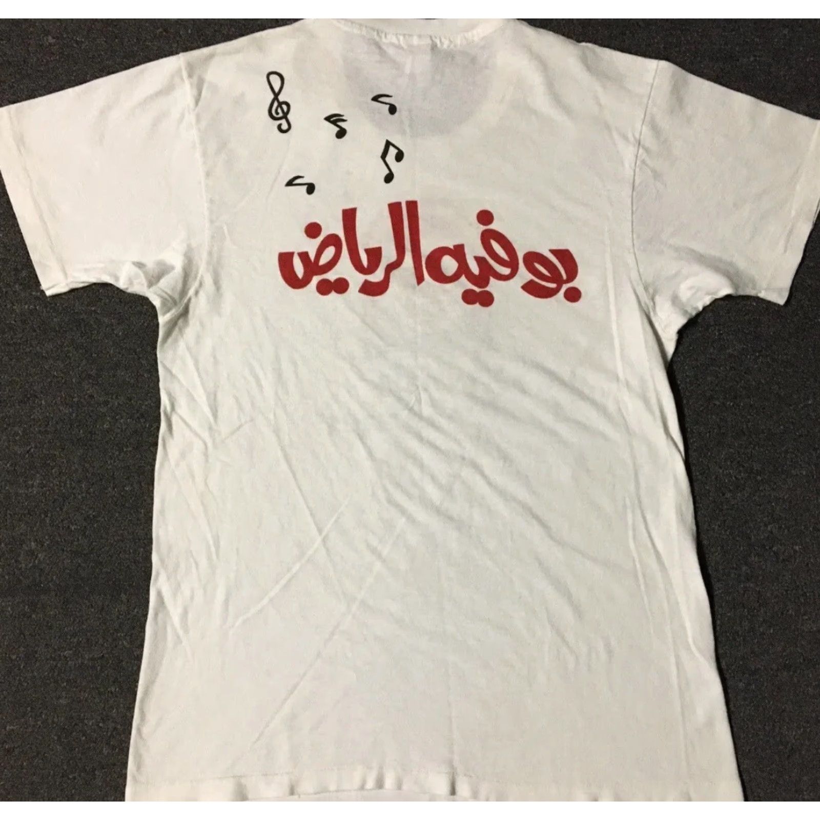 Vintage Vtg 80s Riyadh Diner Faded Music Note Shirt M Saudi Arabia Bar Grunge AOP 90s Size US M / EU 48-50 / 2 - 2 Thumbnail