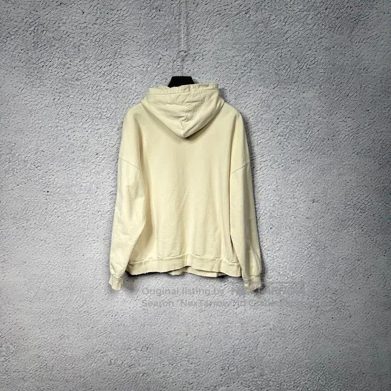 Balenciaga Balenciaga Hooded off-white long sleeve sweatshirt Size US M / EU 48-50 / 2 - 2 Thumbnail