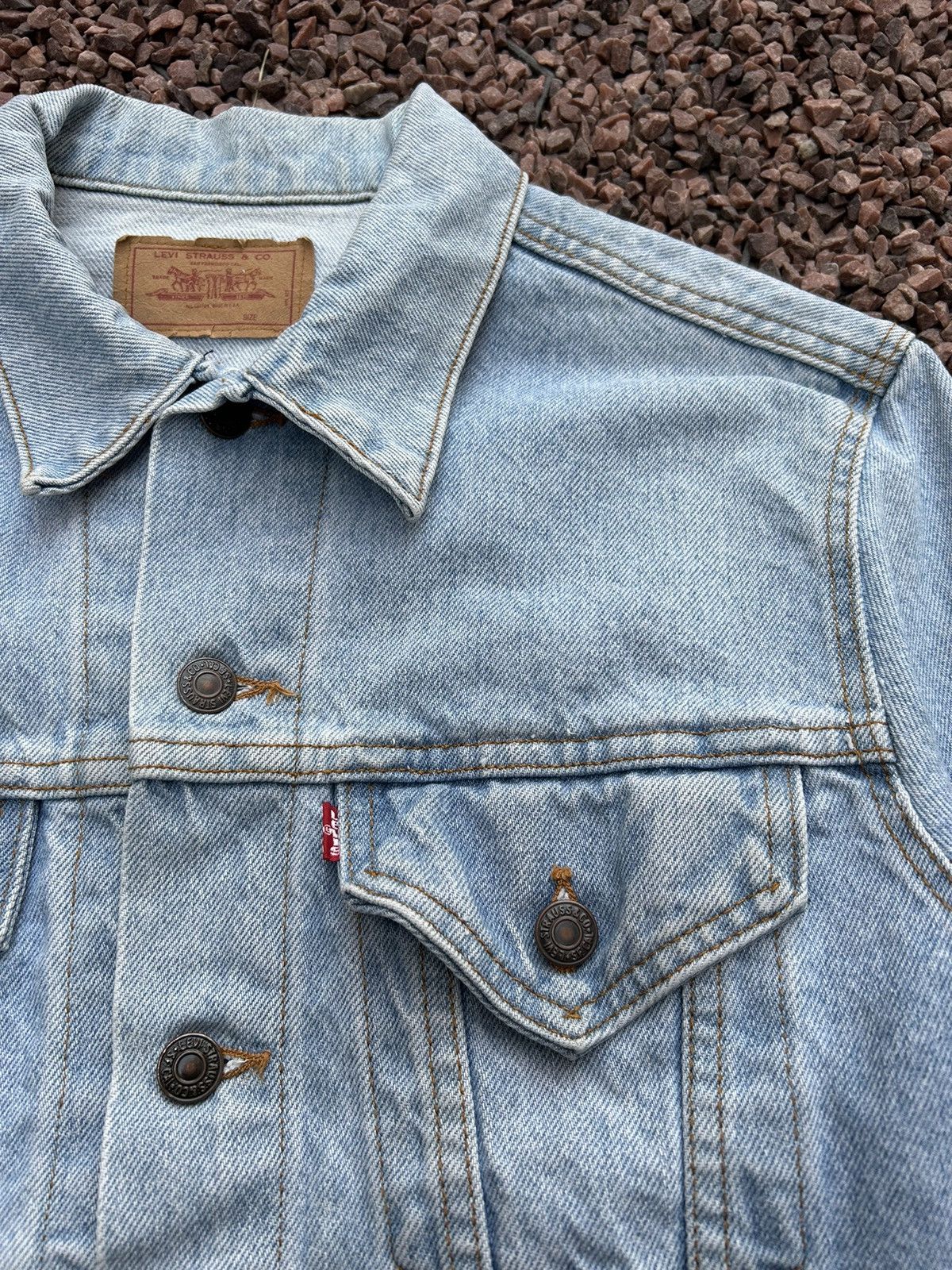 Levi's × Vintage Vintage 70's Levi's Denim Jacket Size US S / EU 44-46 / 1 - 8 Thumbnail