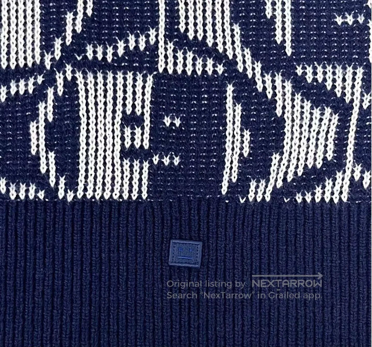 Acne Studios Acne Studios FW24 Smiley Logo Knit Sweater. Size US L / EU 52-54 / 3 - 5 Thumbnail