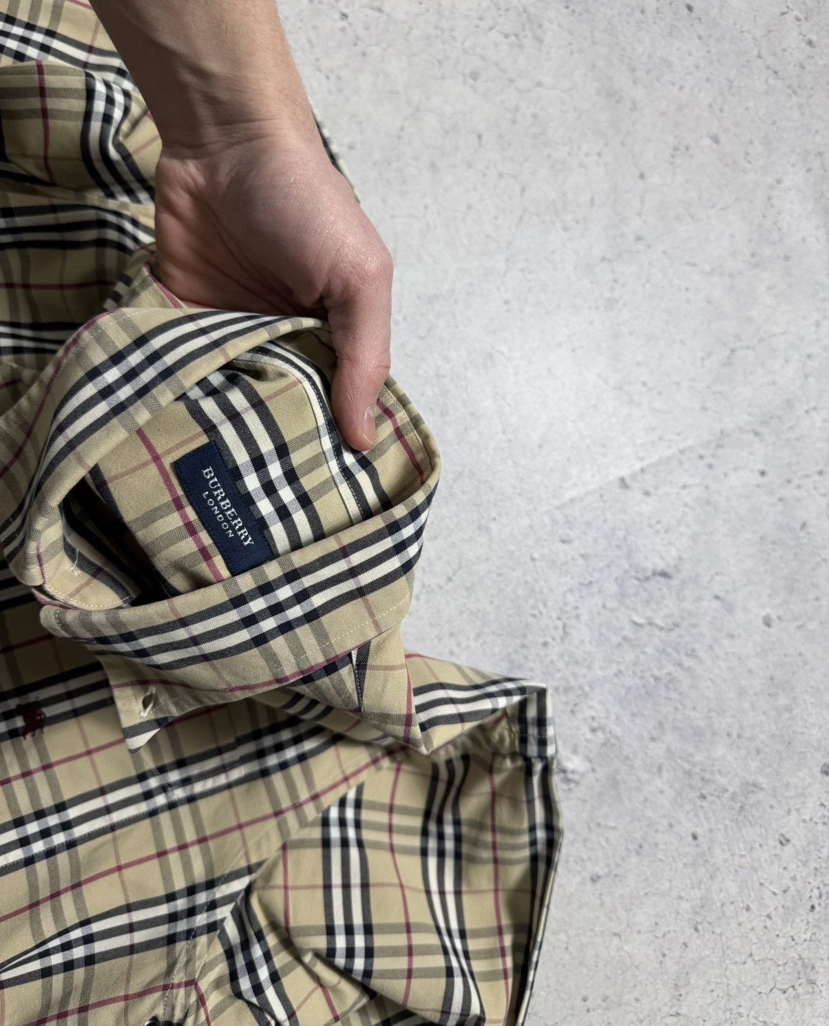 Burberry Burberry London Luxury Button Up Shirt Checked Vintage Size US M / EU 48-50 / 2 - 6 Thumbnail