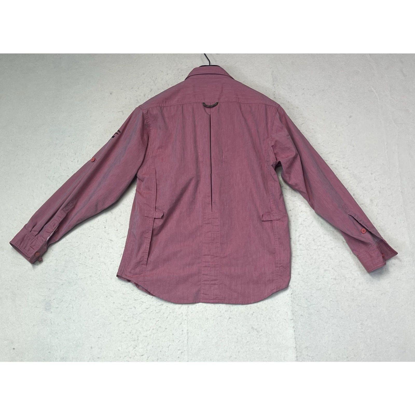 ExOfficio ExOfficio Long Sleeve Outdoor Shirt Men S Red Breathable Logo Activewear See Logo Vented Nylon Buttoned 90s? Size US S / EU 44-46 / 1 - 2 Thumbnail