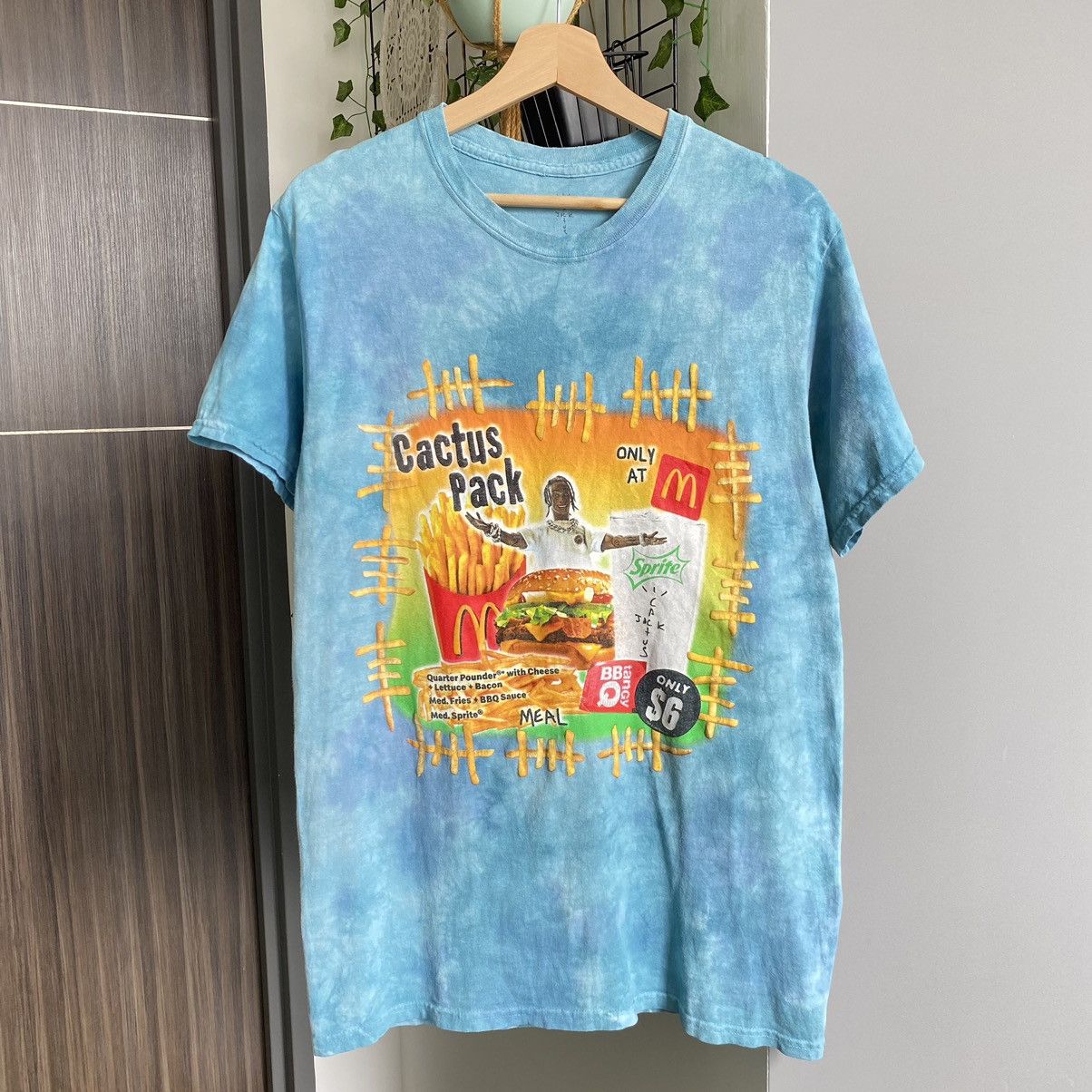 Cactus Plant Flea Market × Travis Scott Cactus Jack Travis Scott McDonald Tie Dye ERD GRUNGE TEE Size US M / EU 48-50 / 2 - 1 Thumbnail