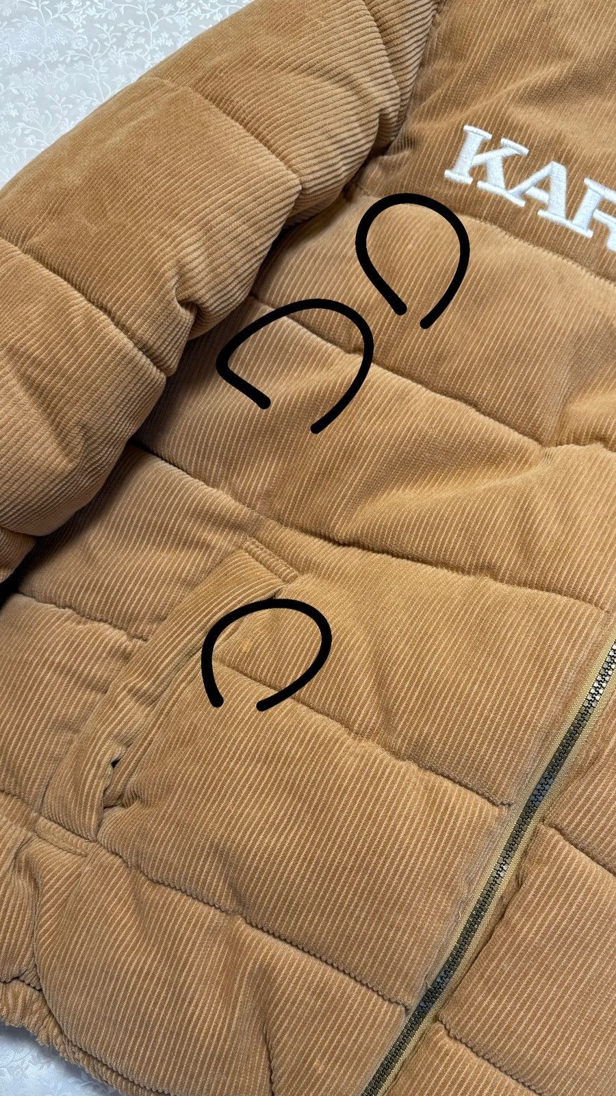 Karl Kani Karl Kani brown puffer-jacket Xl Size US XXL / EU 58 / 5 - 9 Thumbnail