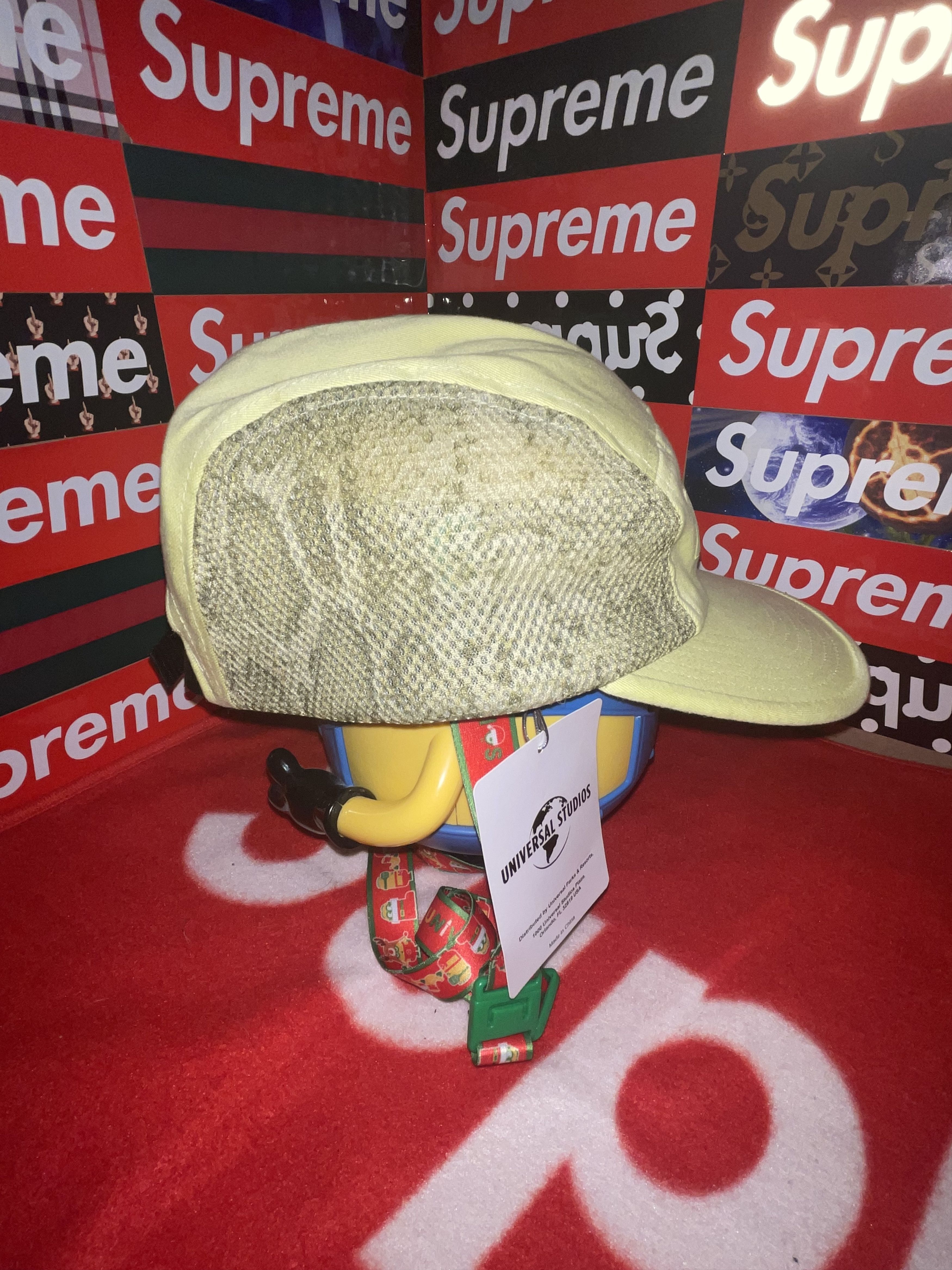 Supreme Supreme Snakeskin Mesh Camp Cap Pale Green SS20 Size ONE SIZE - 3 Thumbnail