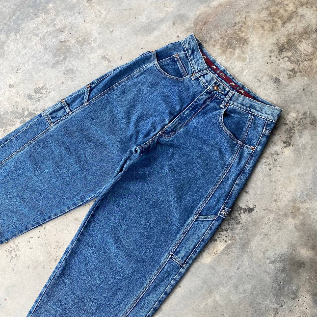 Pelle Pelle RARE VTG 90S PELLE PELLE M.BUCHANAN BAGGY WIDELEG JNCO STYLE Size US 30 / EU 46 - 9 Thumbnail