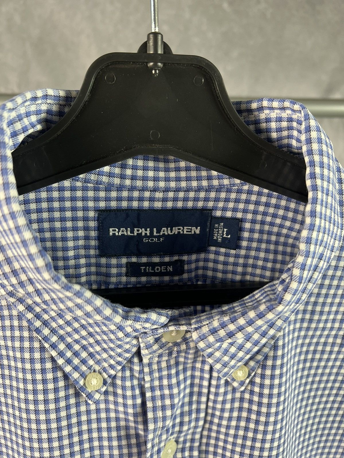 Polo Ralph Lauren × Vintage Ralph Lauren Golf check long sleeve shirt Size US L / EU 52-54 / 3 - 8 Thumbnail