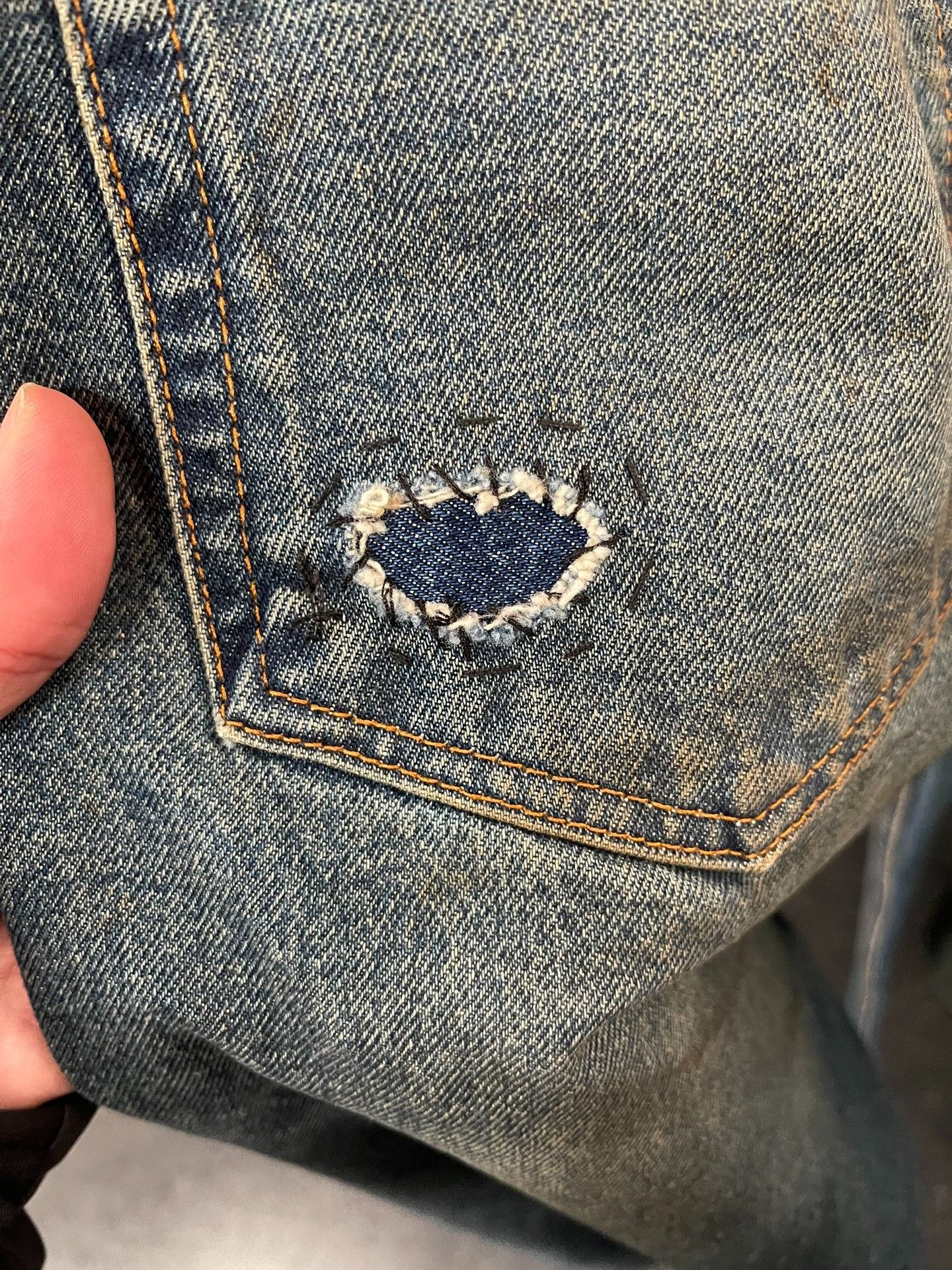 Enfants Riches Deprimes Enfants Riches Deprimes 24 FW New Burnt Mud Patched Washed Size US 32 / EU 48 - 6 Thumbnail
